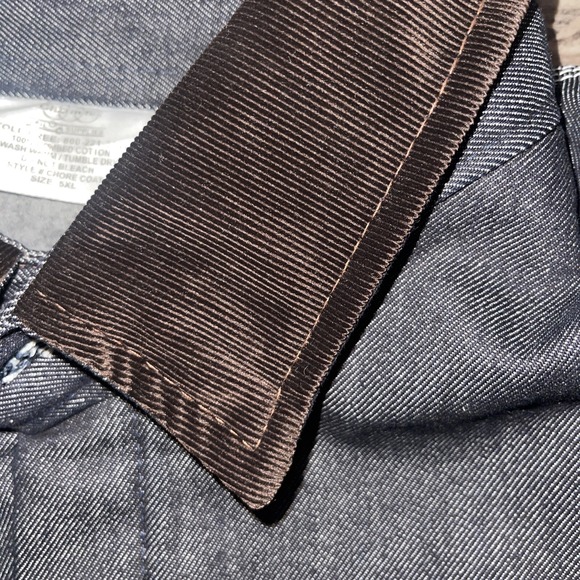 Charm Tex Jail Supplies Denim Jacket Mens 5XL Lined Heavy Field Chore Barn Coat - Picture 5 of 16